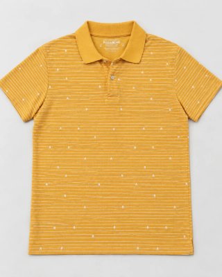 Polo Pull&Bear Amarillo Talla M