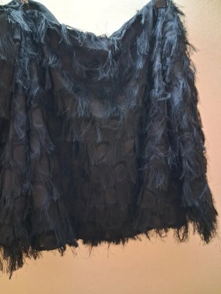 Camisa Negra con Flecos