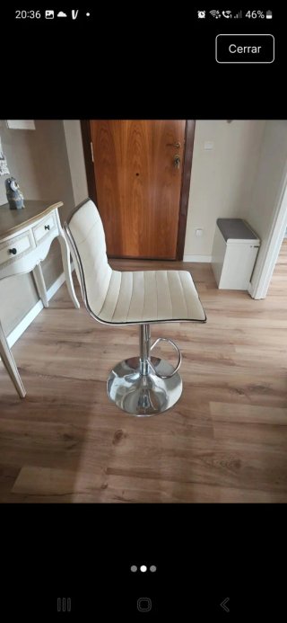 Taburete Alto Blanco. No hago envíos, venir a busc