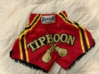 Pantalón de Boxeo Treasure Boxing Rojo M