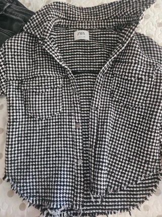 Chaqueta Zara Pata de Gallo Talla S