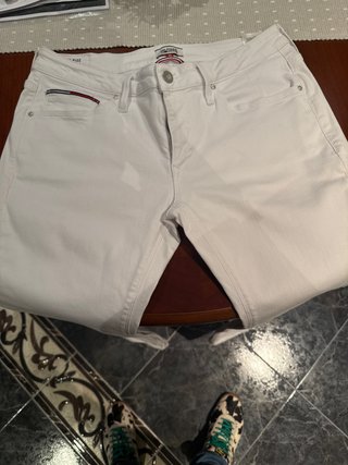Jeans Tommy Hilfiger Denim Blancos Talla M