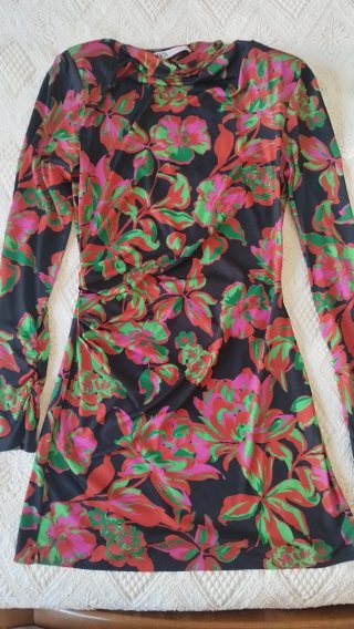 Vestido Zara Estampado Floral