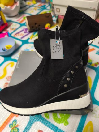 Botines negros Active Fashion