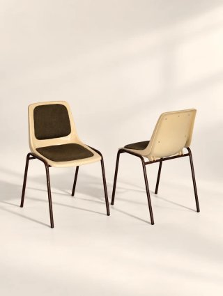 Silla vintage plástico años 70
