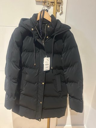 Anorak Zara Negro Talla L