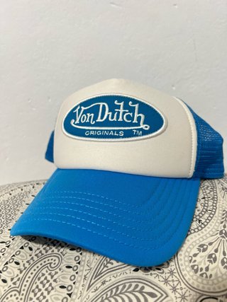 Gorra Von Dutch Blanca y Azul