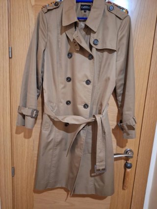 Gabardina mujer Caroll Beige Talla 42