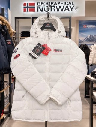 Chaqueta Geographical Norway Berechite Blanca