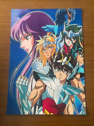 Lámina Saint Seiya Atenea 42x29,7 cm