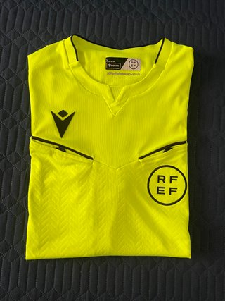 Camiseta Árbitro Macron Amarilla Talla L