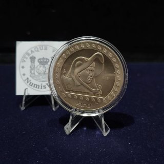 Moneda 100 Pesos Guerrero Águila -1 Onza Plata SC
