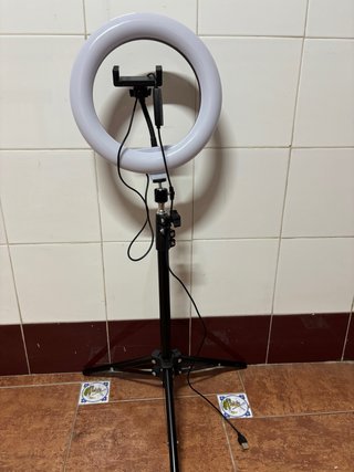 Aro de luz LED con trípode y soporte URGE VENTA