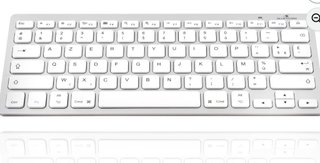 Teclado Bluestork Bluetooth AZERTY Plata