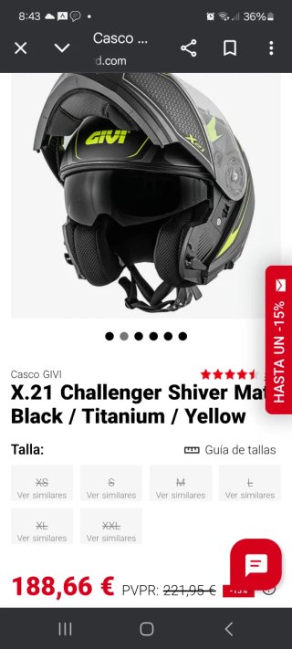 Casco Modular GIVI X.21 Challenger