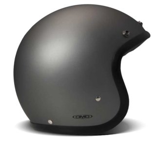 Casco DMD Jet Retro Gris Mate