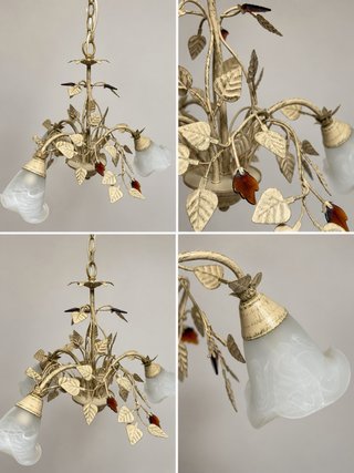 Lámpara de techo estilo floral