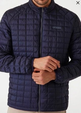 Anorak Guess de hombre Azul Marino