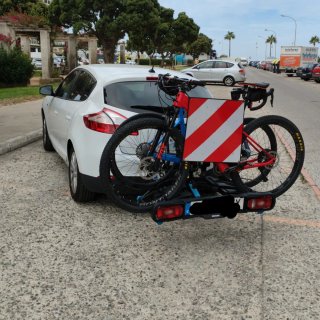 Portabicicletas de bola para coche