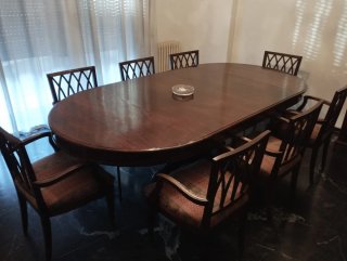 Mesa de Juntas con 8 Sillas