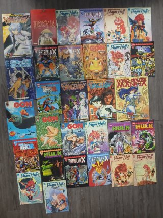 Lote de 28 Cómics y Mangas Variados