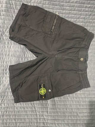 Bermudas Cargo Stone Island Negras