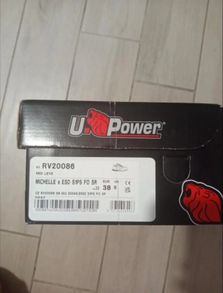 Zapatos de Seguridad U-Power Talla 38