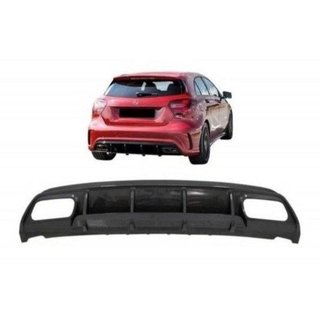 Difusor trasero look Carbono Mercedes Clase A W176