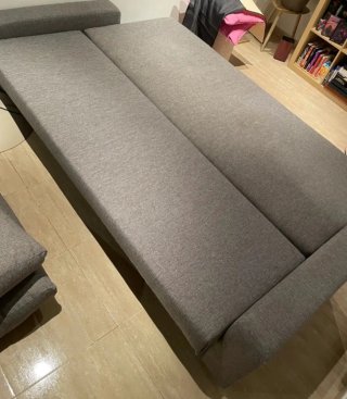 Sofá cama gris