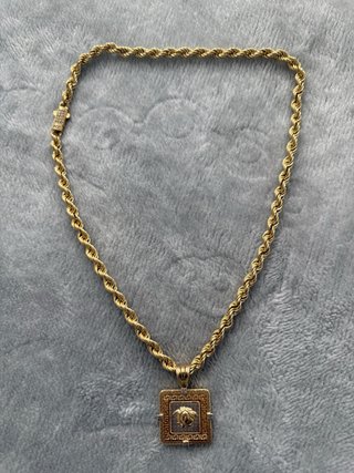 Cadena y Colgante Versace Oro 18k