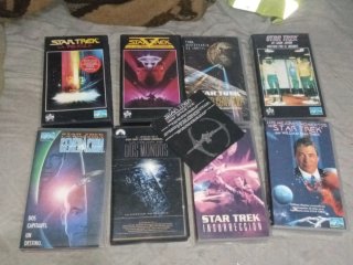 Lote 7 Películas VHS Star Trek y CD