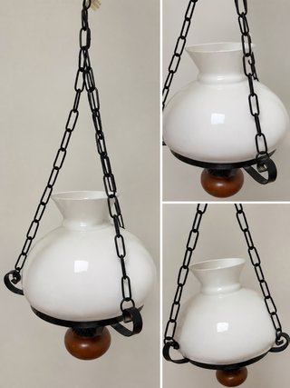 Lámpara colgante de estilo rústico