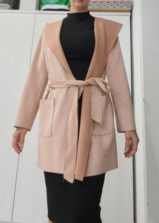 Chaqueta Zara Ante Rosa