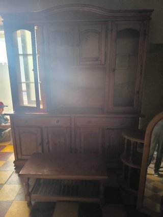 Mueble salon, mesa de Centro de Madera y entrada