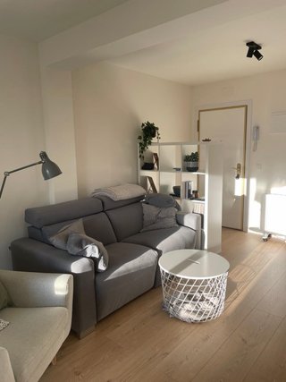 Sofá reclinable relax eléctrico de color gris