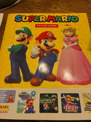 Álbum de Cromos Super Mario It's-a me, Mario!