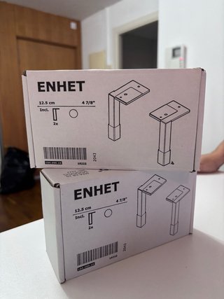 2 Sets de Patas para Armario ENHET Ikea