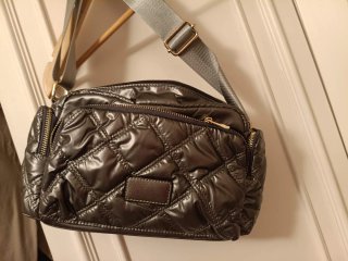 Bolso Acolchado plateado