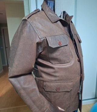 Chaqueta / cazadora de cuero genuino Easy Wear (El