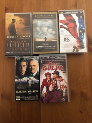 Lote 5 Películas en VHS