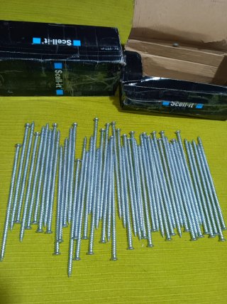 Tornillos Hormigón 182 mm 100 unidades