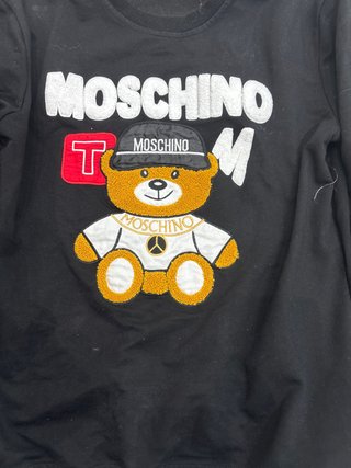 Sudadera Moschino Negra con Oso