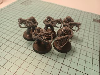 5 Miniaturas Lanza Granadas Wargame