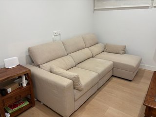 Sofá Chaise Longue IKEA Beige