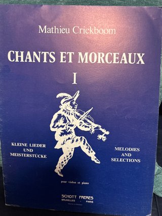 Libro de Partituras Chants et Morceaux I