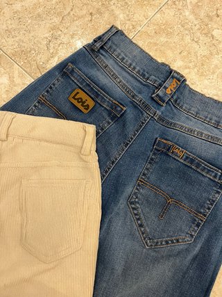 Lote de 2 Pantalones niña 12 años Lois y OVS