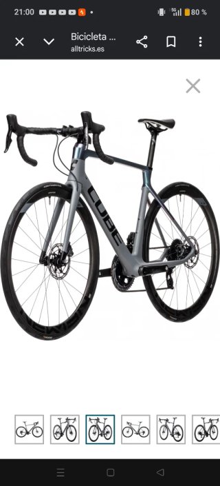 Bicicleta de Carretera Cube Agree SLT 2021