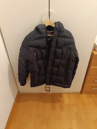 Chaqueta acolchada negra