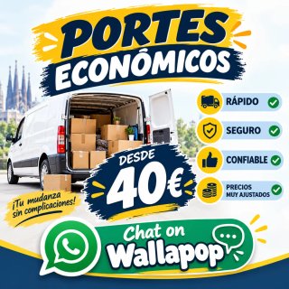 Portes Barato Mudanzas con Furgoneta