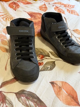 Zapatillas Geox Niño Gris